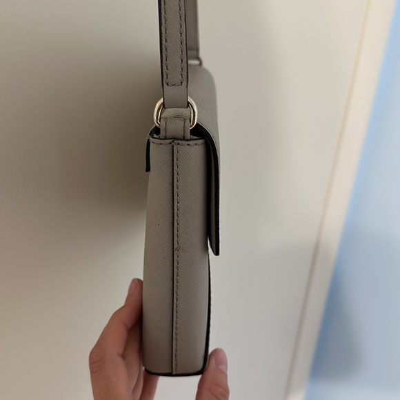 Kate Spade Light Brown Beige Envelope Crossbody Purse - Picture 3 of 11